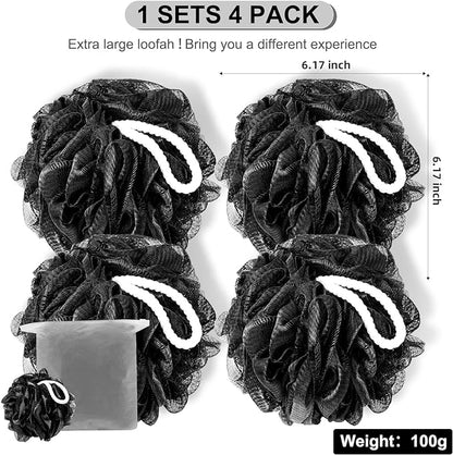 Loofah sponge xxl-100g 4 pack,