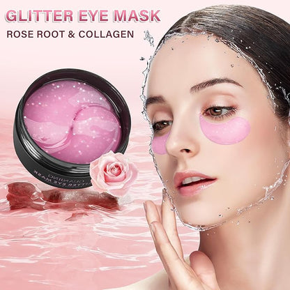 Caffeine under eye masks for