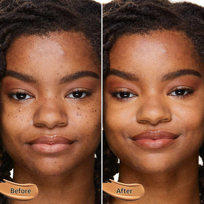 Air Cushion CC Cream - Moisturizing BB Cream Foundation, Long-Lasting Waterproof New Mushroom Head Cushion Foundation Concealer for Even Skin Tone (Dark Brown, 1 PCS)