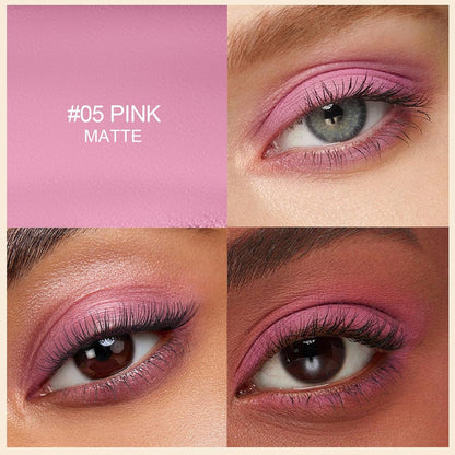 Erinde Waterproof Eyeshadow Stick, Cream Eye Shadow Stick, Long-Lasting, Crease-Proof, Cream to Powder Buildable & Blendable Eye Shadow Pencils Crayon, Vegan & Cruelty-Free, 05 Pink