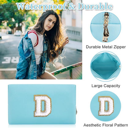 Personalized initial letter patch makeup