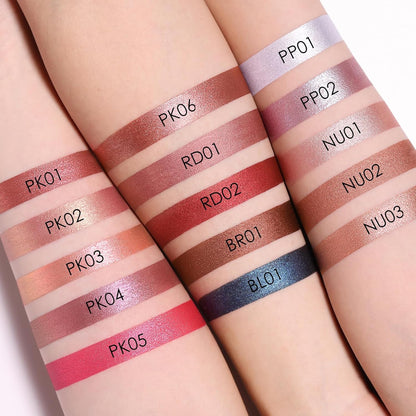 FOCALLURE Metallic Liquid Lipstick,Non Stick Cup Lip Gloss,High Impact Lip Color with Transfer-proof Wear,Long Lasting & Waterproof Lipstick Makeup for Women,RD02 Painkiller