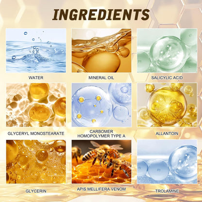 2PCS Bee Venom Comprehensive Cream,Bee Venom Hydrating Moisturizing Cream,for All Skin Types