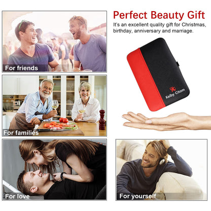 Manicure Set Professional Nail Clippers Kit Pedicure Care Tools- Stainless Steel Women Grooming Kit 18Pcs for Travel or Home (Red)