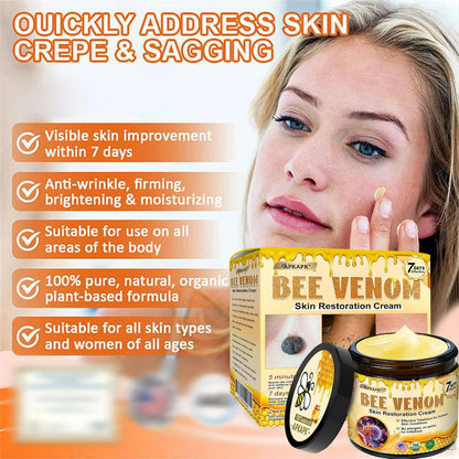 Bee Venom Skin Restoration Cream, Bee Venom Skin Treatment Cream, Professional Bee Venom Comprehensive cream - Anti-Wrinkle Moisturizing for All skin Typess (4)
