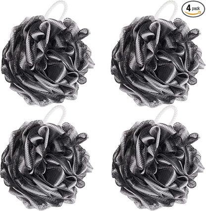 Btyms 4 pieces loofah sponge