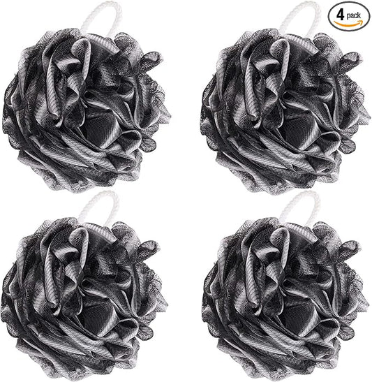 Btyms 4 pieces loofah sponge