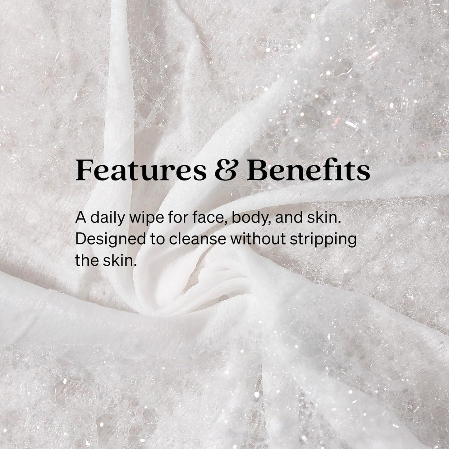 Soothing Cleansing Wipes, Cleansing Makeup Remover Wipes for Sensitive Skin with Serum-Like Finish, Lavender Scent, 24 Wipes