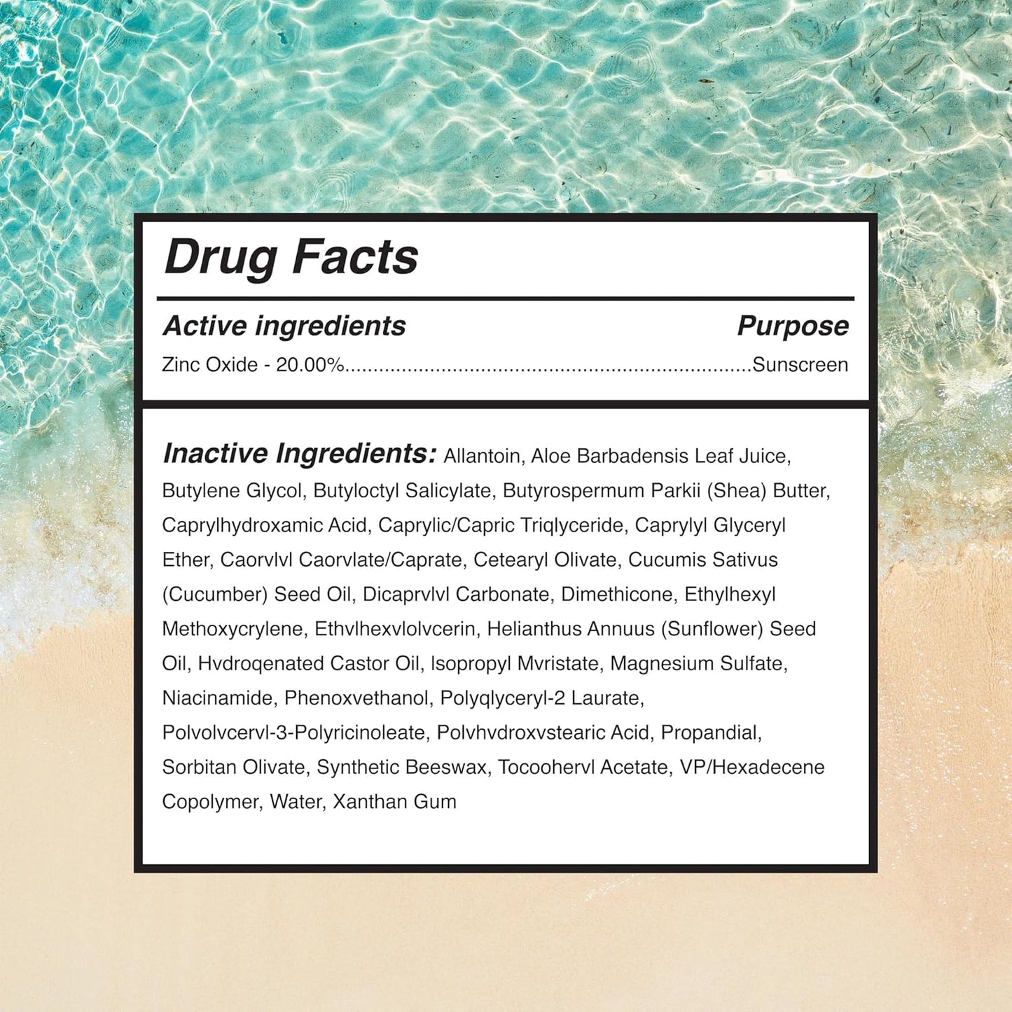 Surface Mineral Sunscreen Face Stick SPF 60, Lightweight Non-Nano Zinc Oxide Formula, Reef Friendly, Broad Spectrum UVA UVB Protection, Water Resistant Sun Care for 80 Minutes, Tinted, 0.5oz