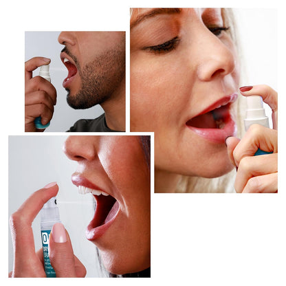 Dry Mouth Spray - Mint Flavor Breath Spray for Fresh Breath, Sugar Free, Alcohol Free, Value Pack includes One 1.5 oz Spray and Two Travel Freindly 0.25 oz Sprays