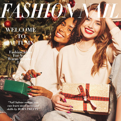 Born Pretty Jelly Gel Nail Polish Halloween Christmas Fall Winter Crystal Transparent Sheer Clear Gel Polish Red Coral Burnt Orange Green Grey Amber Brown 6 Colors Manicure Kit