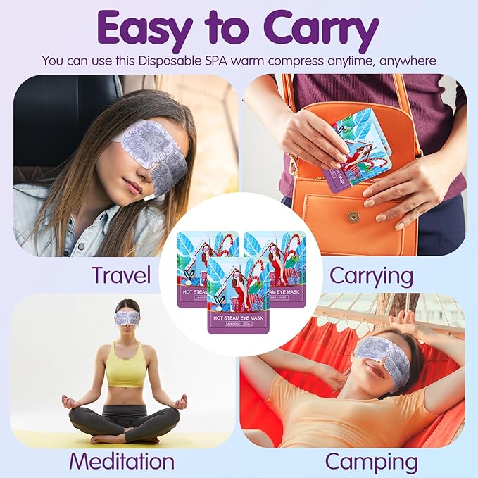 60 pcs disposable steam eye