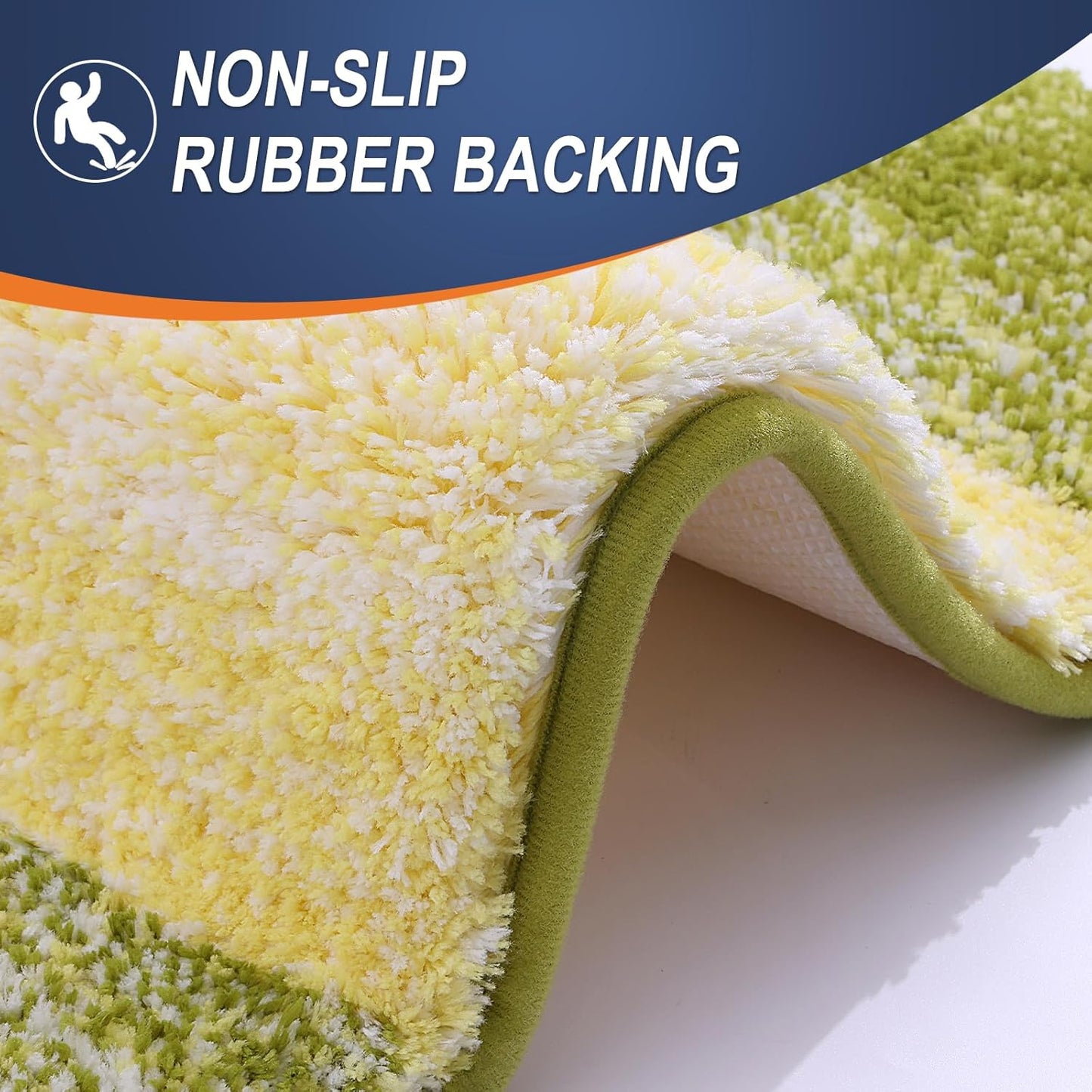 OLANLY Bathroom Rugs Mat 30x20, Extra Soft Absorbent Microfiber Bath Rugs, Rubber Backing, Quick Dry, Machine Washable Bath Mats for Bathroom Floor, Tub and Shower, Home Decor Accessories, Olive Green