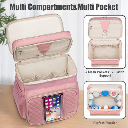 Large Toiletry Bag for Women Men,Bathroom Bag,Water Resistant Portable Shower Caddy for College Dorm,Hanging Toiletry Bags for Traveling,Gym Camping Cruise Ship Travel Essentials Shower Bag