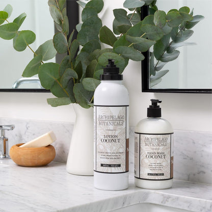 Archipelago Botanicals Coconut Moisturizer, Nourishing Coconut Body Lotion for Hydrated, Vibrant Skin, Paraben Free, Phthalate Free, 18 oz