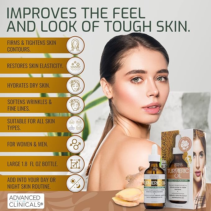 Advanced clinicals turmeric oil blemish