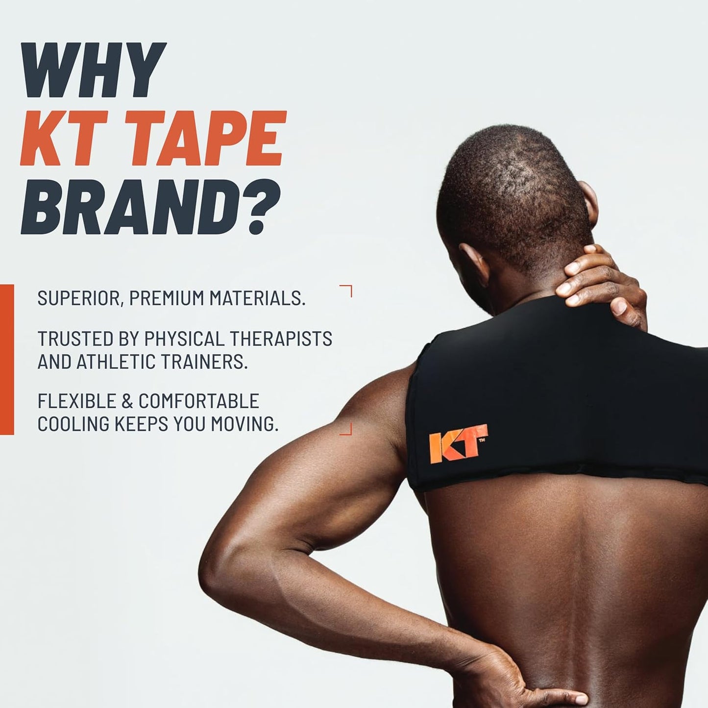 KT Health, Ice Therapy Pack, 8" x 14", Flexible and Comfortable Cooling