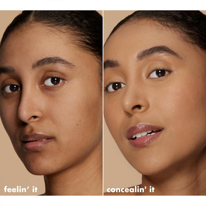 e.l.f. Hydrating Camo Concealer, Covers Blemishes & Under-Eye Circles, Full-Coverage & Delivers A Satin Finish, Vegan & Cruelty-Free, Tan Sand