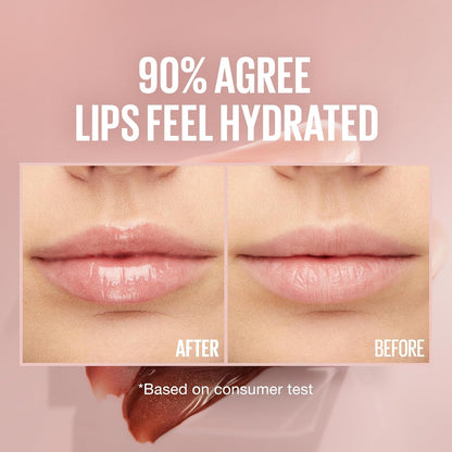 Maybelline Lifter Gloss, Hydrating Lip Gloss with Hyaluronic Acid, High Shine for Plumper Looking Lips, Opal, Pink Neutral, 0.18 Ounce