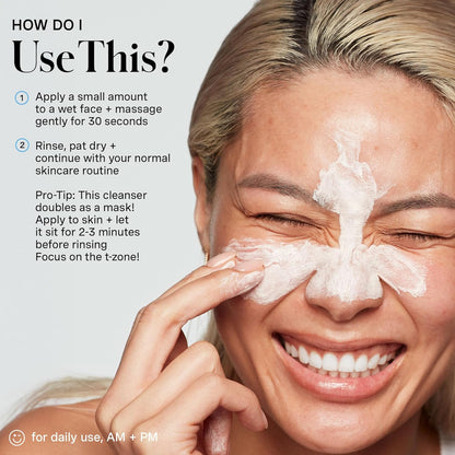 Kate Somerville EradiKate 3% Sulfur Daily Foaming Cleanser Acne Treatment – Clinically Formulated Medicated Face Wash Balances Skin & Cleans Pores, 4 Fl Oz