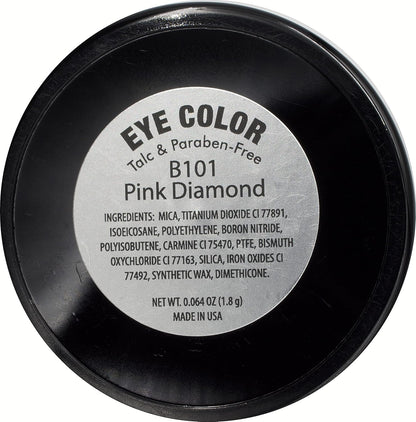 Pink Diamond Shimmering Rose Pressed Powder Single Vegan Eyeshadow; Talc, Paraben & Cruelty Free