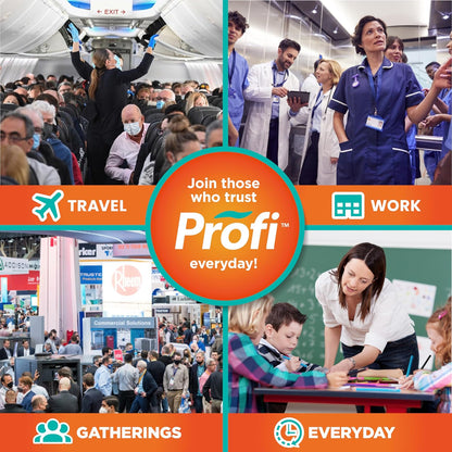 Profi™ Everyday Nasal Spray - Helps Defend Against Airborne Germs and Allergies, Lasts Up to 8 Hours, Advanced Nasal Spray for Air Travel, Work, Conferences & Indoor Gatherings - 90 Sprays, 0.29 FL OZ