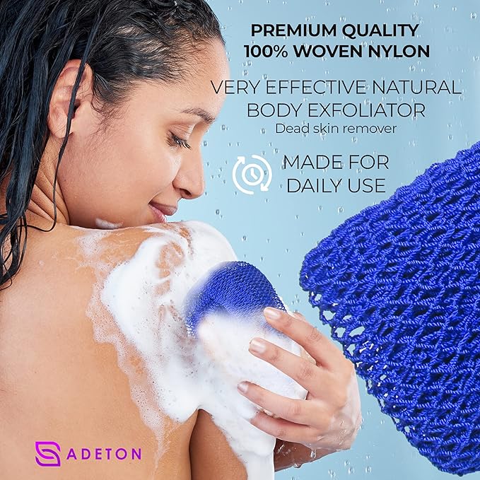 Adeton african exfoliating net sponges,