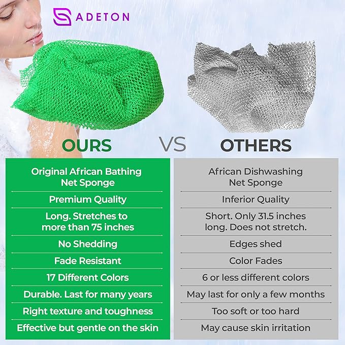 Adeton sapo african net sponge,