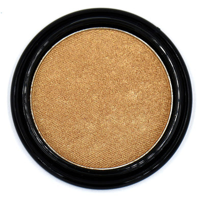 Goddess Glow Nude Gold Beige Glam Baked Shimmer Pressed Powder Single Vegan Eyeshadow; Talc, Paraben & Cruelty Free