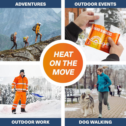 Bramble Hand Warmers Disposable Value Pack (2 Warmers per Pack) Pocket Warmers for Hiking, Outdoor Activities, Skiing - up to 10 Hours of Heat