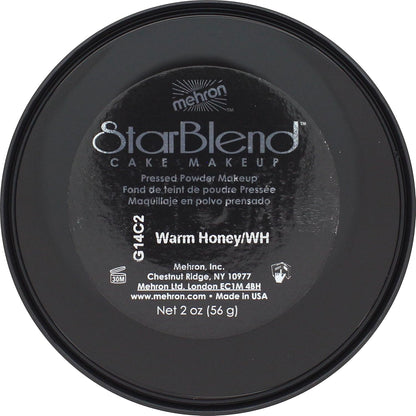 Mehron Makeup StarBlend Cake (2 oz) (Warm Honey)