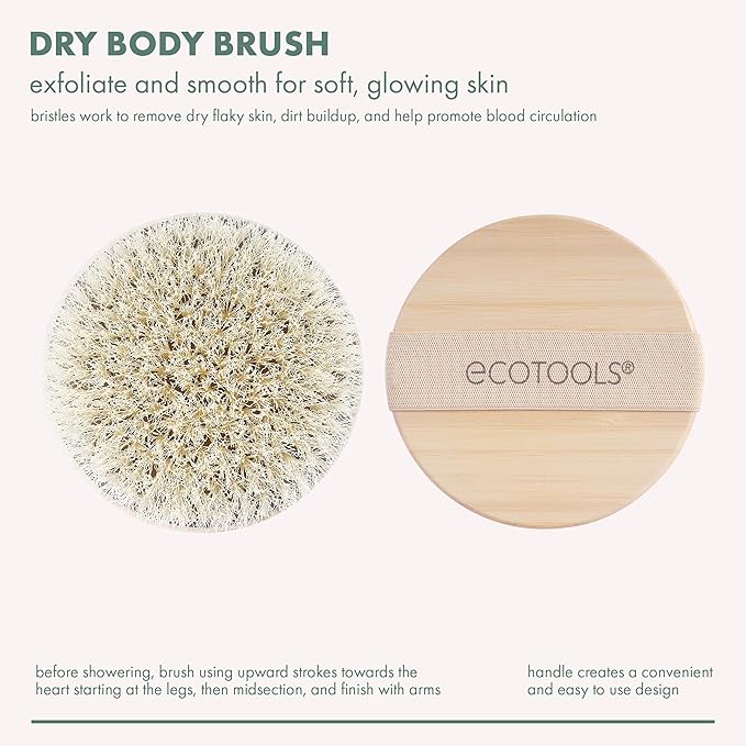 Ecotools dry body brush, cruelty-free