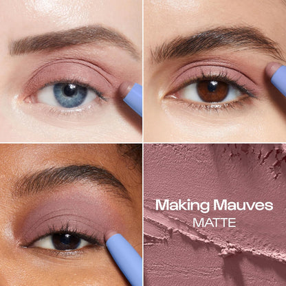 ALLEYOOP 11th Hour Waterproof Cream Eyeshadow Stick – Long-Lasting Eye Shadow Pencil & Eyeliner, Cream to Powder Stick & Highlighter – Smudge-Proof Eyeshadow Matte, Making Mauve Matte