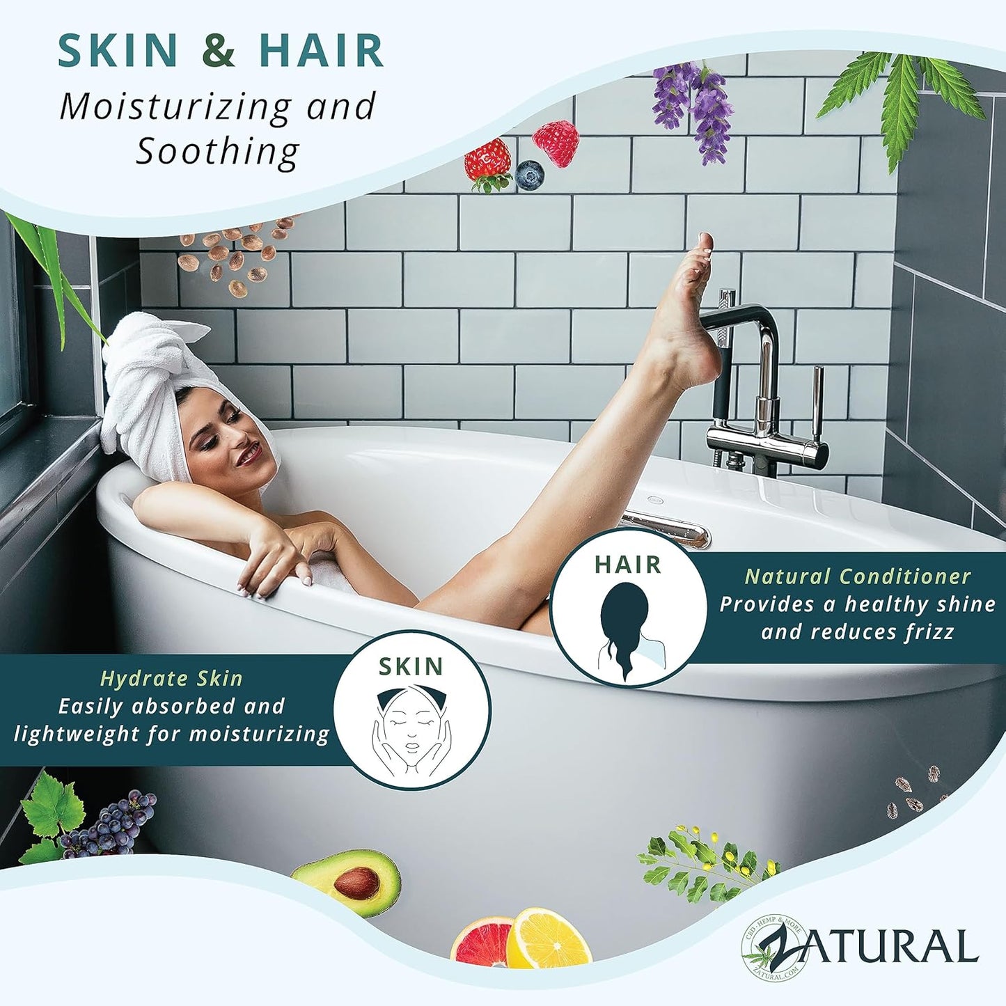 Pure MCT Oil, Carrier Oil, Massage Oil, Hydrating Oil, Hair Oil, Food and Therapeutic Grade, 8 Oz