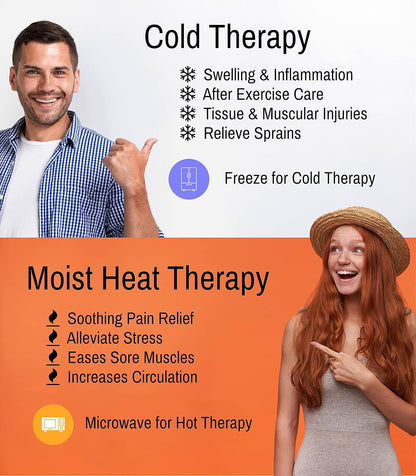 Microwavable Corn Filled Heating Pad and Cold Pack/Washable 100% Cotton Cover (Cross Hatch - Wine, 7.5in W x 11in L)