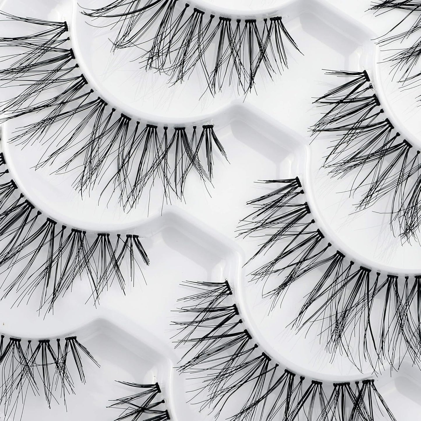 JIMIRE False Eyelashes Multipack False Eyelashes Glam 614 False Lashes