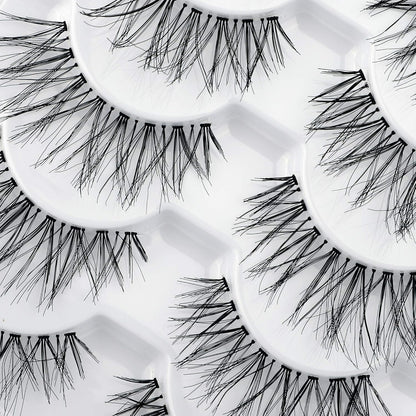 JIMIRE False Eyelashes Multipack False Eyelashes Glam 614 False Lashes