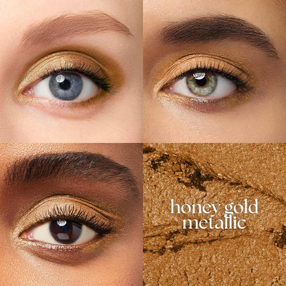 Julep Eyeshadow 101 Cream-to-Powder Waterproof Shadow Stick – Honey Gold Shimmer – Long-Lasting, Crease-Proof, Warm Golden Shimmer Cream Eyeshadow with Built-in Smudger