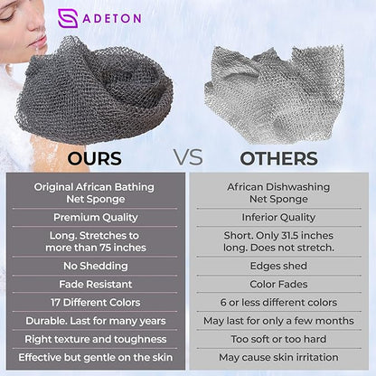 Adeton african net sponge, authentic,