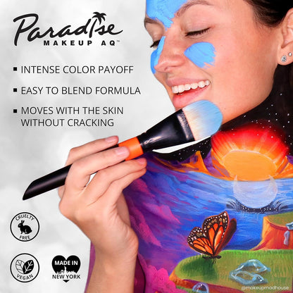 Mehron Makeup Paradise Makeup FX 8 Color Island Palette (formerly Pastel Palette) | Body Paint & Face Paint Palette | Professional & Water Activated | SFX, Halloween, & Cosplay