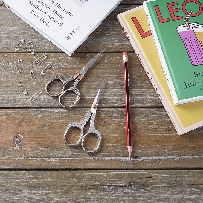 embroidery scissors-Glexal 5 Inch Vintage