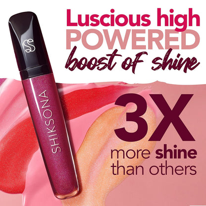 High Shine Lip Gloss | Hydrating, Vegan, High Pigment, Non-Sticky Lipgloss in a Timeless, Universal Color | Executive Eye Candy (Plum)