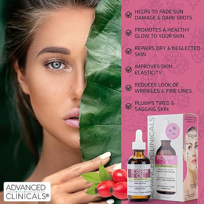 Advanced clinicals rosehip oil facial