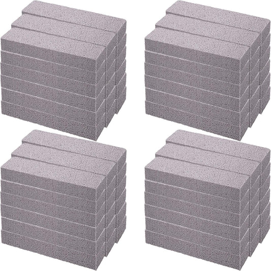 Chinco 72 Pack Pumice Stick for Cheaning, Pumice Scouring Stone Pad Removing Stain Grime Without Leaving Scratches for Kitchen Oven Stove Home Bathroom Toilet Pool House Cleaning Supplies