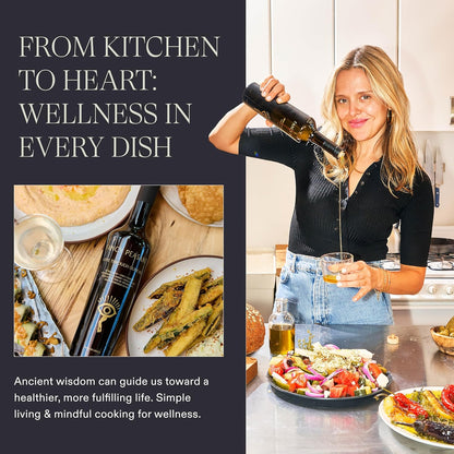 Fancy Peasant Everything Olive Oil, 500ML Bottle of Greek Extra Virgin Olive Oil, Polyphenol Rich EVOO with Olives from Greece