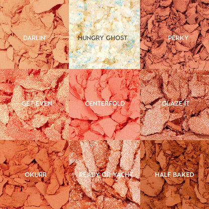 ColourPop Baby Got Peach Eyeshadow Palette - Orange & Coral Shadows with Metallic, Matte and Glitter Finishes - High-Pigment Eye Makeup with a Long-Wearing Formula (0.3 oz)