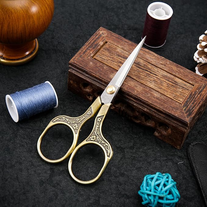 embroidery scissors-Glexal 5 Inch Vintage