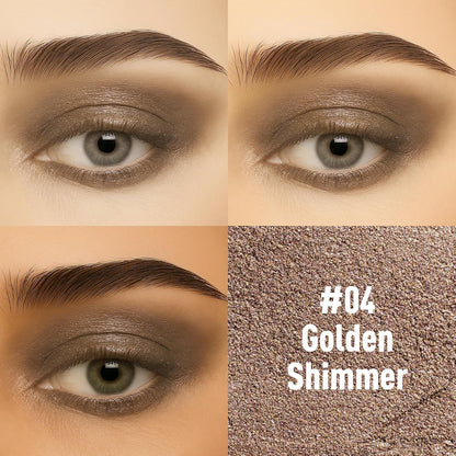 FV Cream Shimmer Eyeshadow Stick，Long Lasting & Waterproof, Multi-Use & High Pigment Eyeshadow Makeup Stick, Golden Shimmer