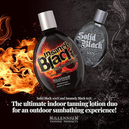 Millennium Tanning Products, Solid Black 100x