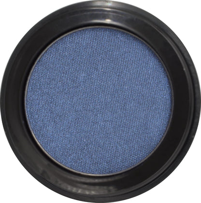 Steel Navy Blue Ice Denim Shimmering Smokey Eye Ocean Grey Pressed Powder Single Vegan Eyeshadow; Talc, Paraben & Cruelty Free